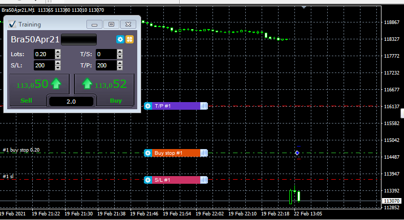 reply de mercado com mini indice  no metatrader